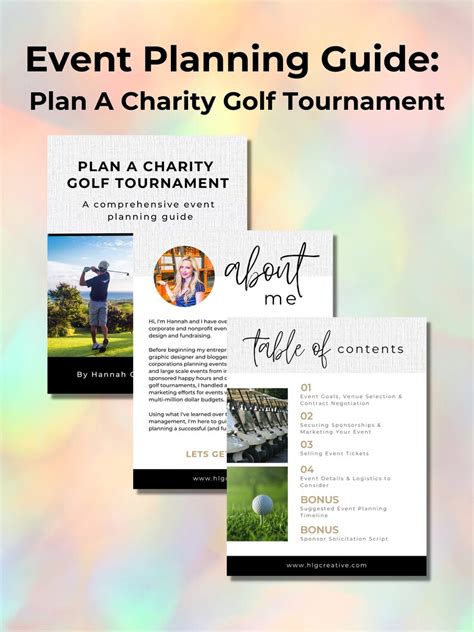 Charity Golf Tournament Planning .